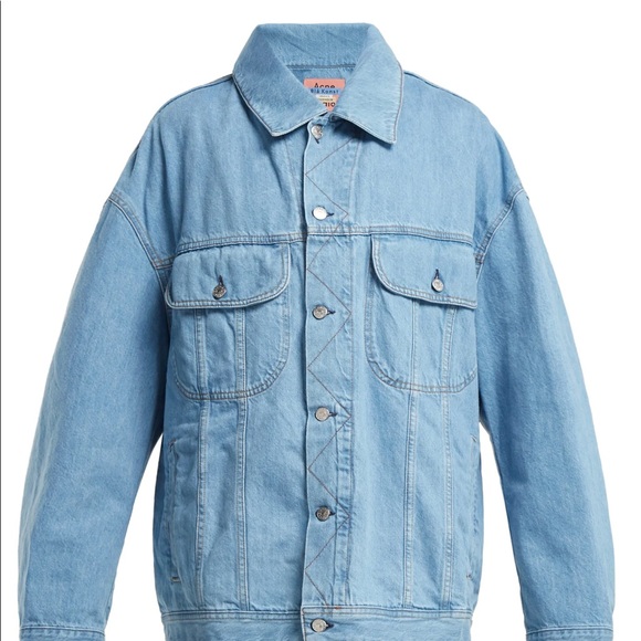 *RESERVED FOR TRADE* Acne Studios Blue Bla Konst Denim Oversized Jacket - Picture 6 of 6